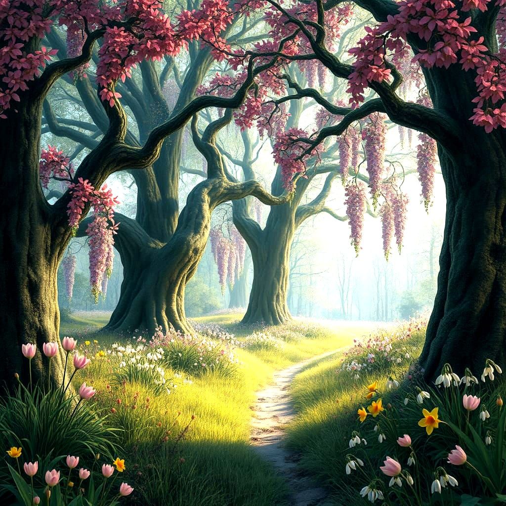 Inspiration ARTHUR RACKHAM, detailed atmospheric digital art...