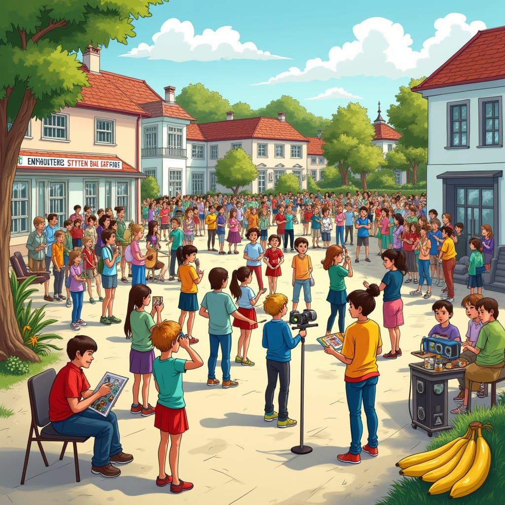 Colorful Cartoon Celebration of Encounter Week 2025 at Reals...