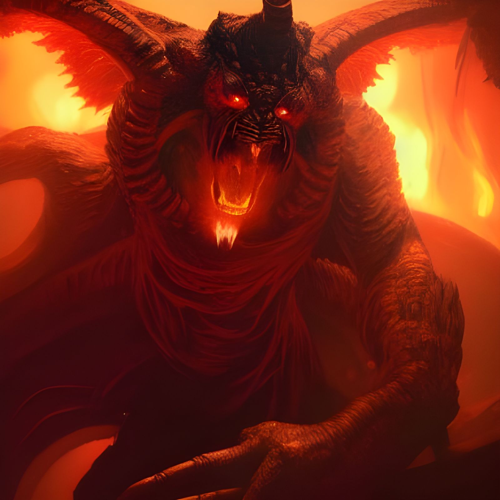 Balrog: Dark Fantasy Concept Art in 8K