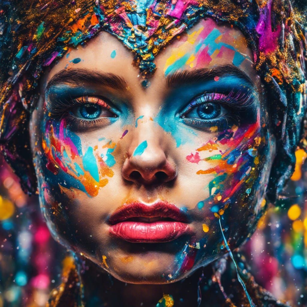 Vibrant Graffiti Art in HDR