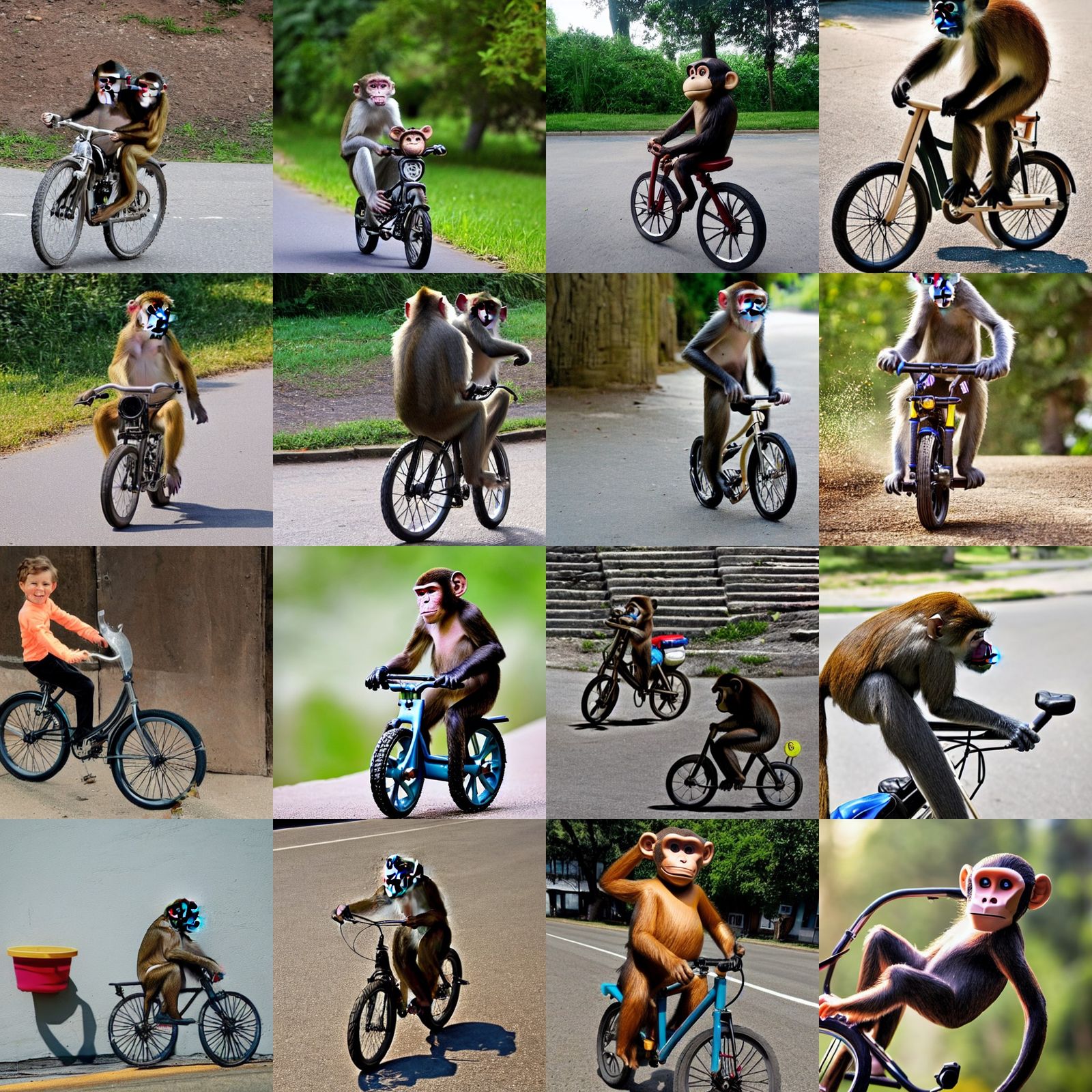 Monkey Rides Bike: A Whimsical Adventure