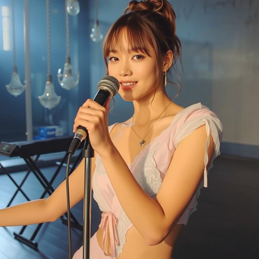 Hyperrealistic Photo of Woman with Ornate Accessories