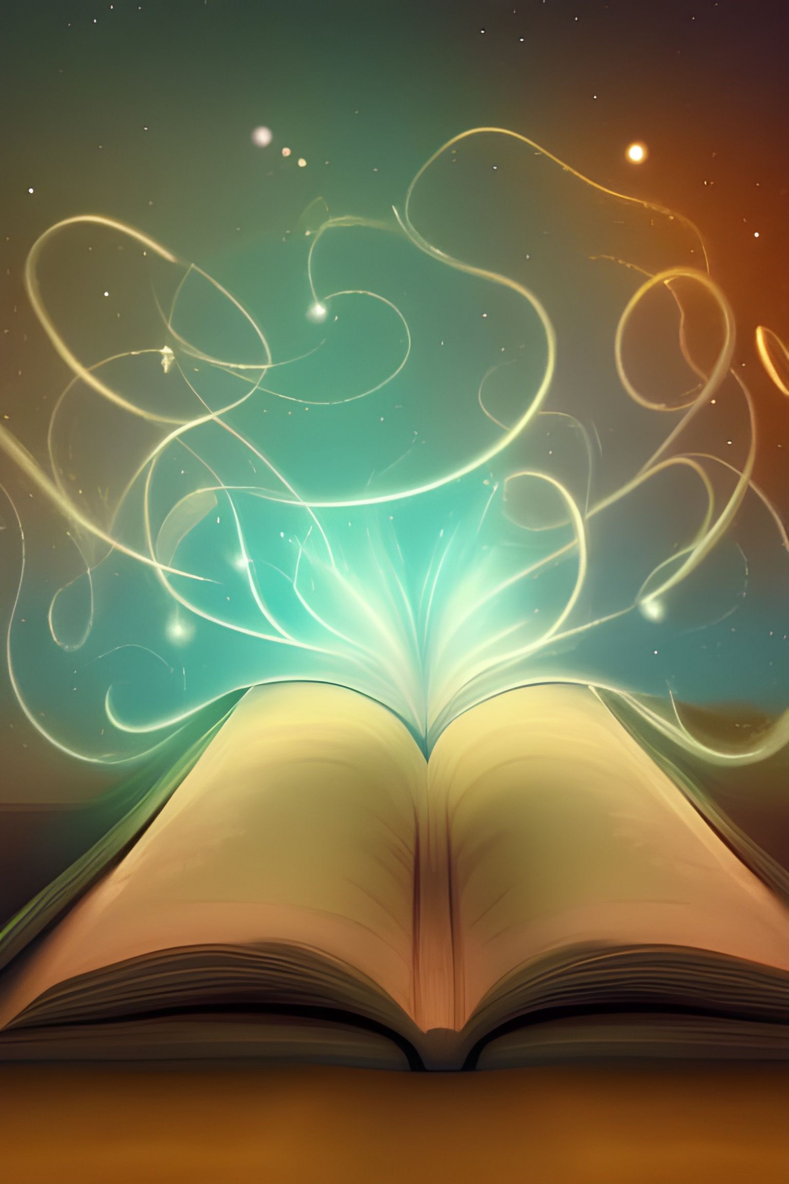 Glowing Magic Storybook Word Art in Watercolor Style
