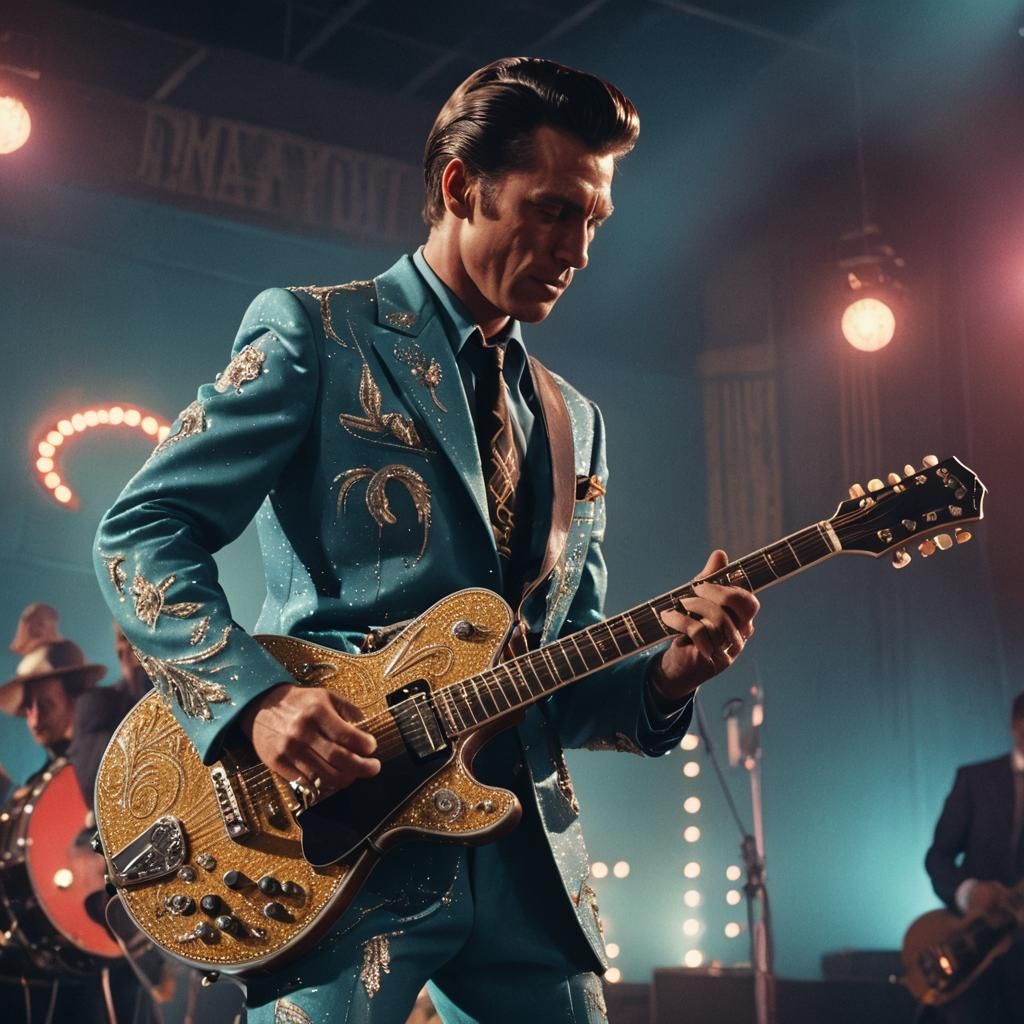 Rhinestone Cowboy: 1950s Honkytonk Film Still