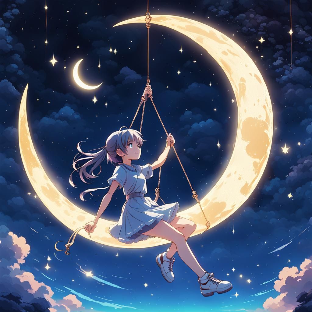 Cosmic Swing: Moonlit Anime Adventure