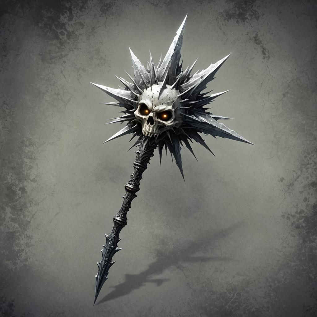 Eerie Ghostly Morningstar Spiritual Weapon