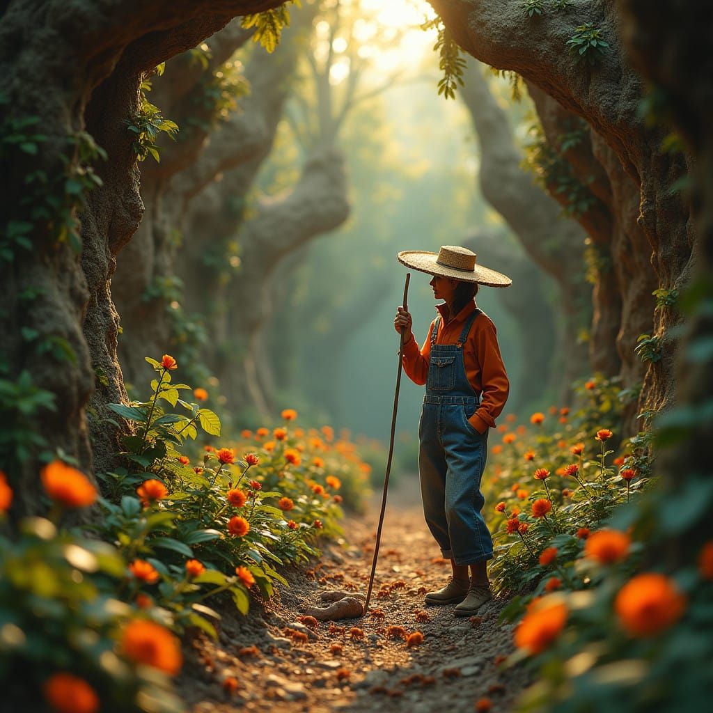 Hyperrealist Farmer Tends to Sci-Fi Ant Colony