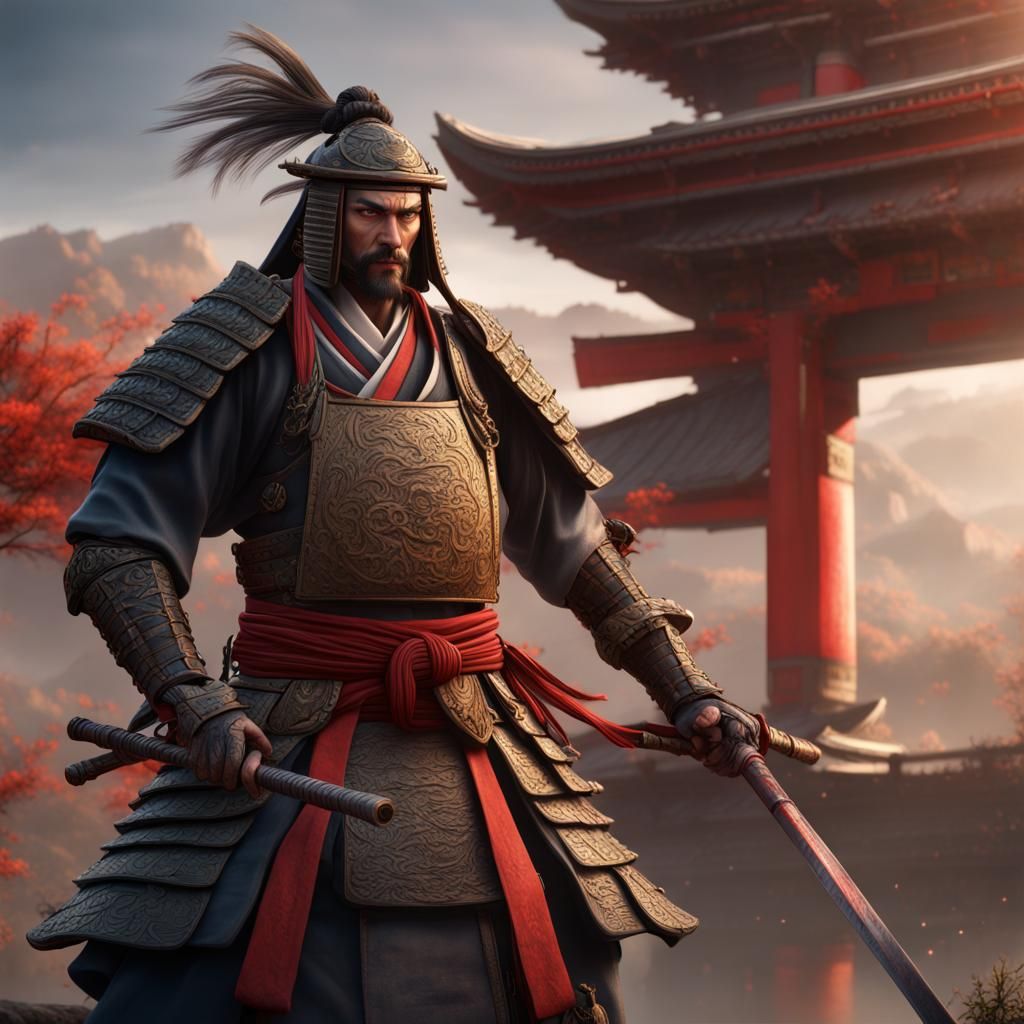 bushido warrior samurai traveler sage distant journey ancient spirit honoring respect