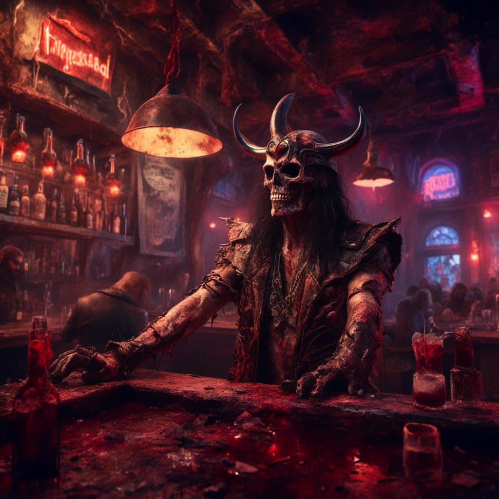 Lemmy and Jesus in a Rock Star Bar