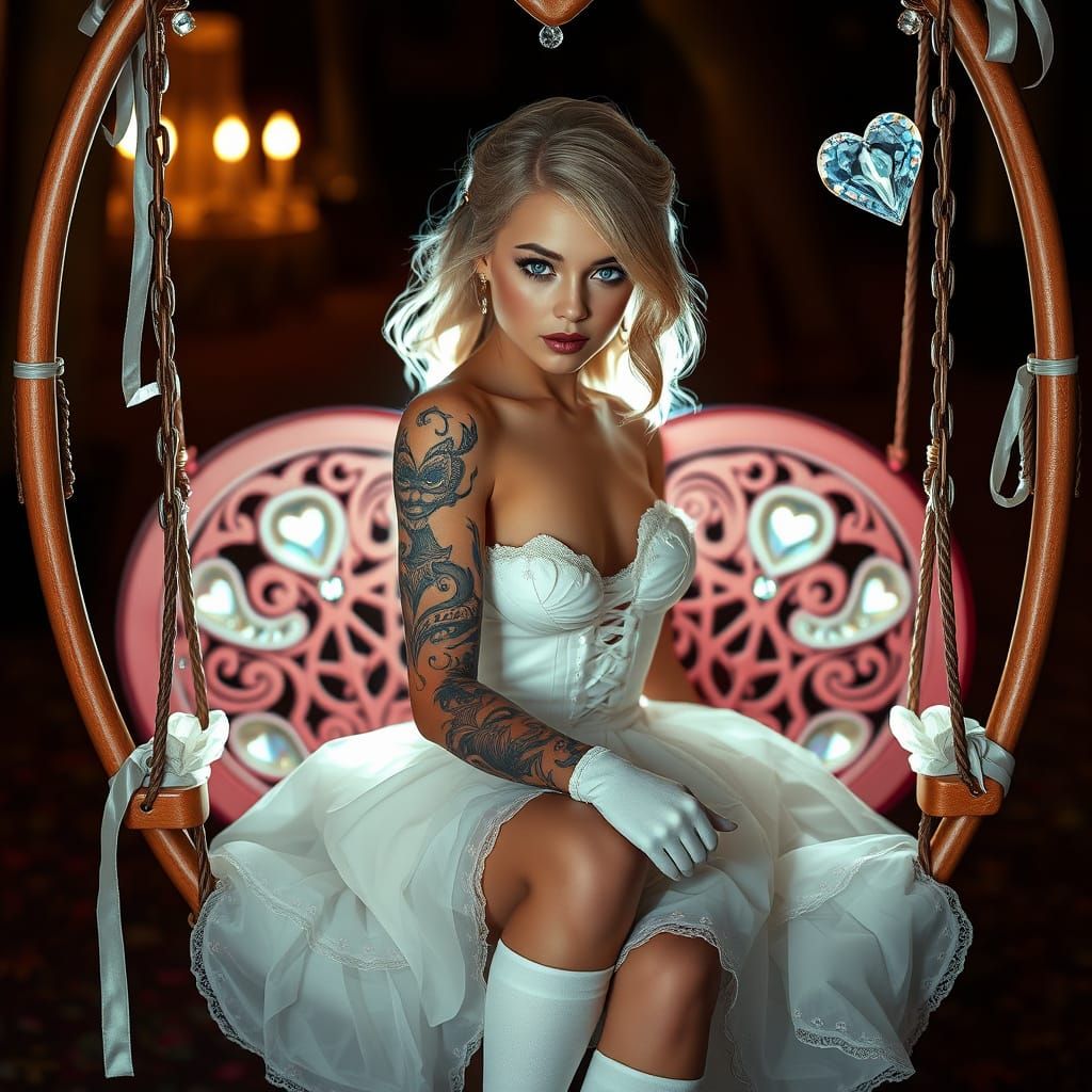 Elegant charming girl