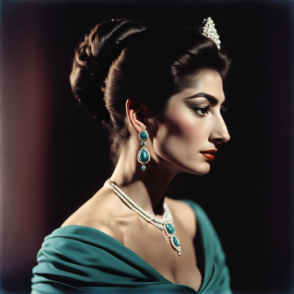 Maria Callas as Tosca: Hellenic Portrait