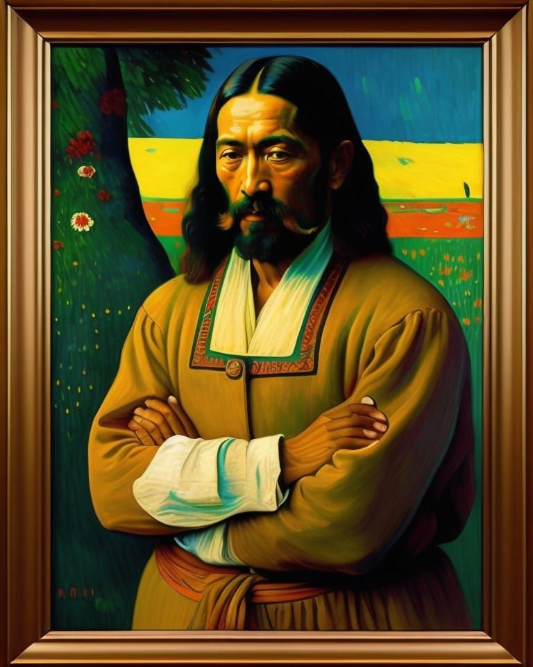 Paul Gauguin. Self-portrait attempt