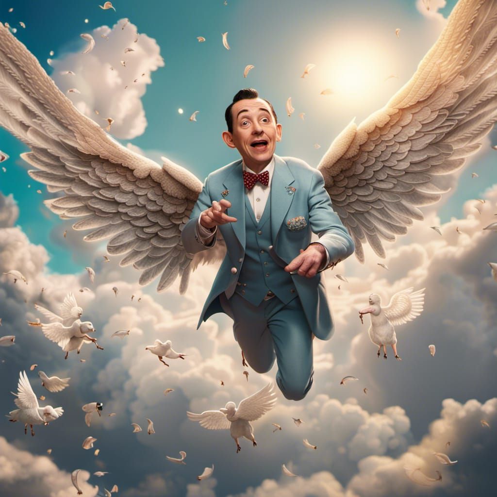 Pee Wee Herman Ascends to Heaven