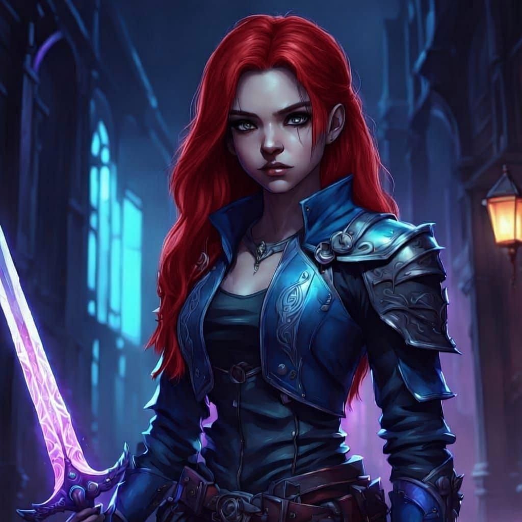 Zoe from Kpop Demon Hunters Character Art