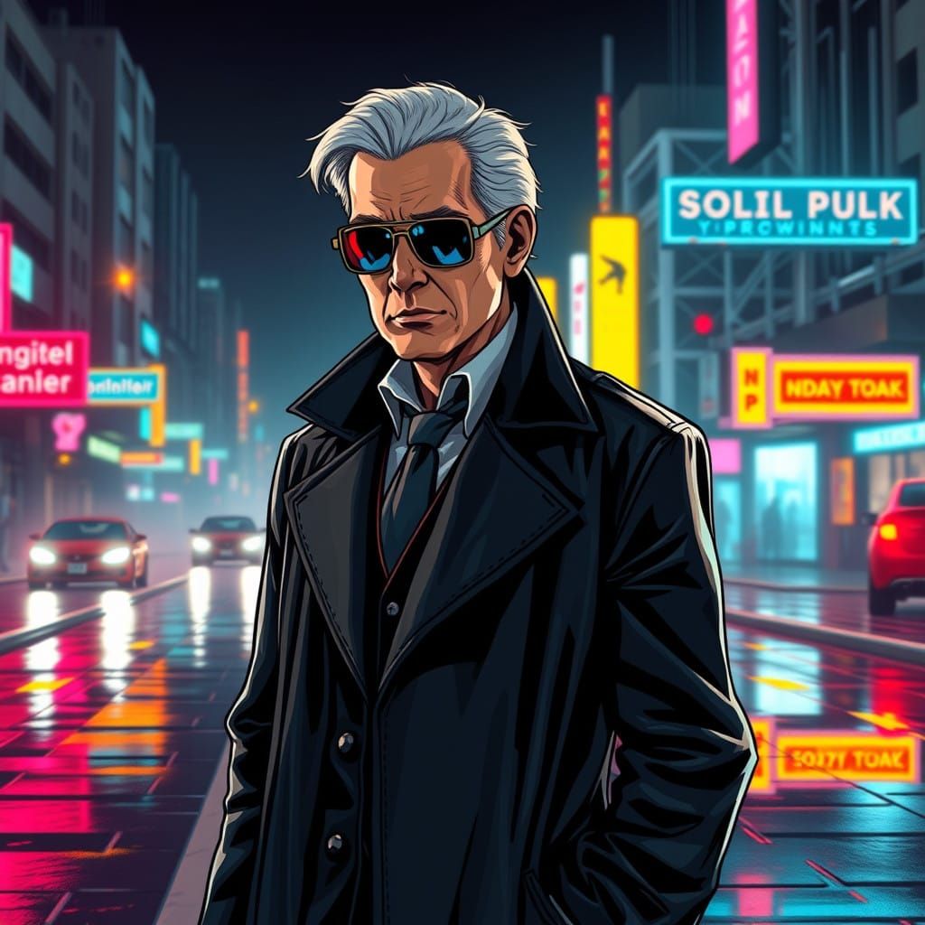 Cyberpunk Andrew Johnson: Dark Future Statesman