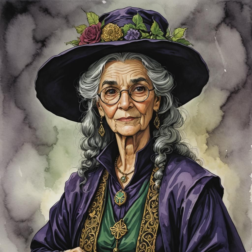 Esmeralda Weatherwax from Discworld's Wyrd Sisters