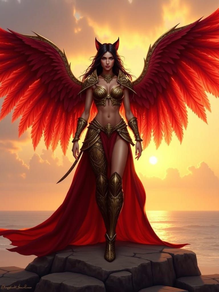 Aasimar woman