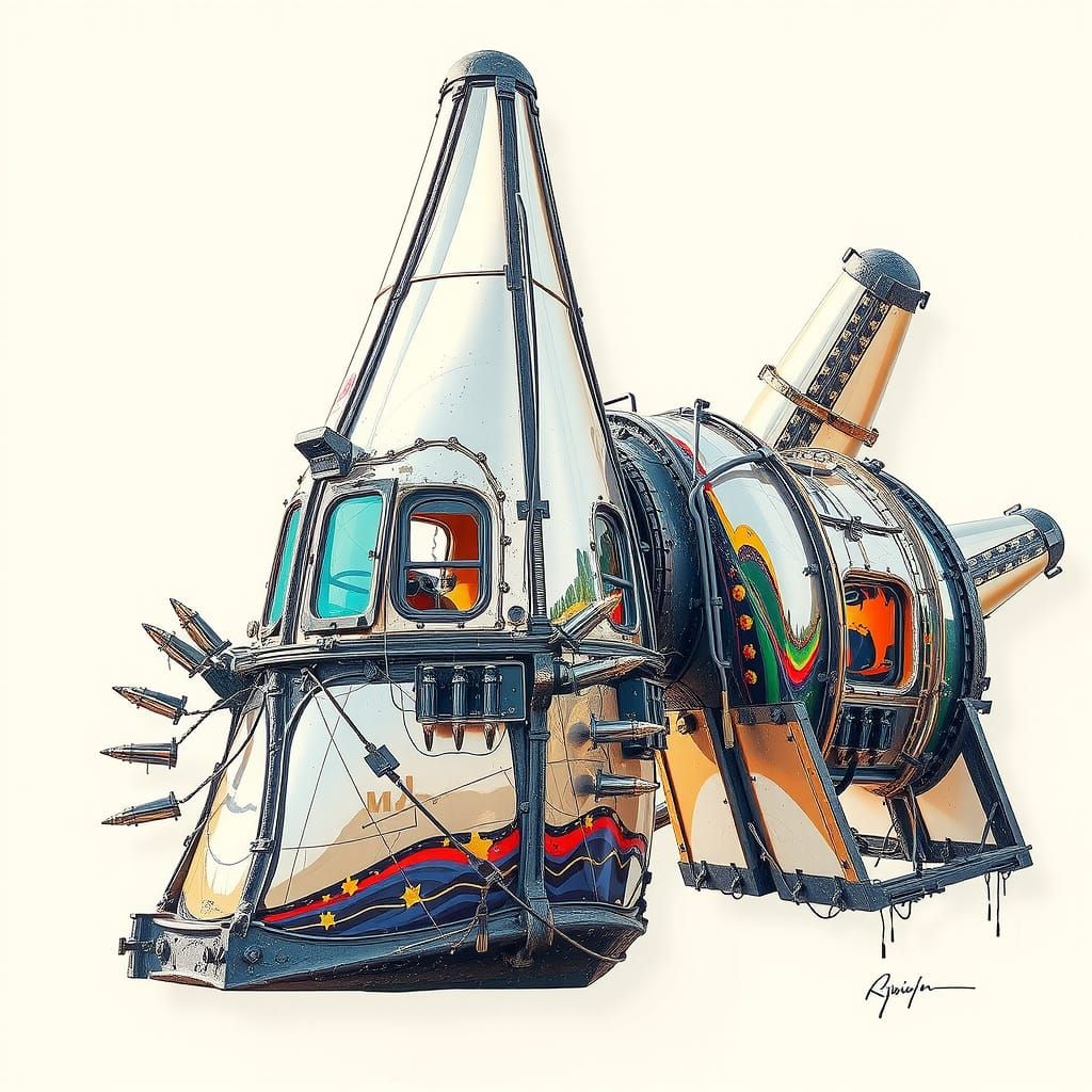 Hyperrealistic Sculpture with Vivid Lighting