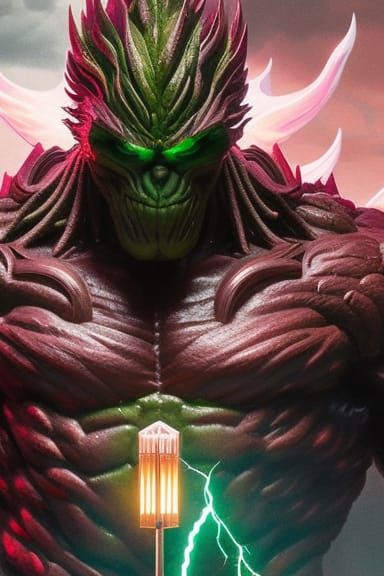 Surreal Character Mashup in Hyperdetailed Digital Art