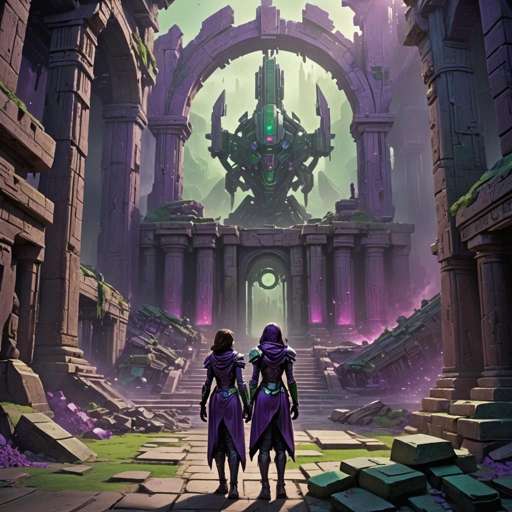 Temple of Malice: Sci-Fi Bionicle Ruins