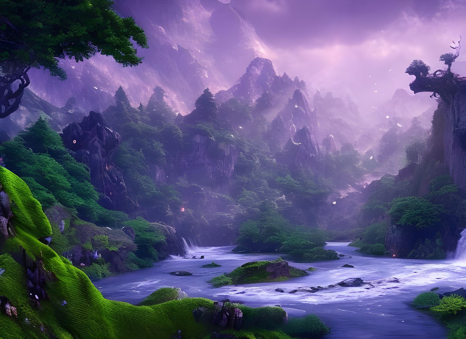 Mountain purple