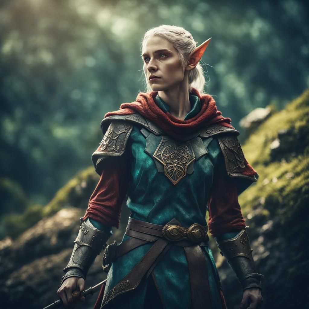 Heroic Elf Mage Ready for Epic Quest