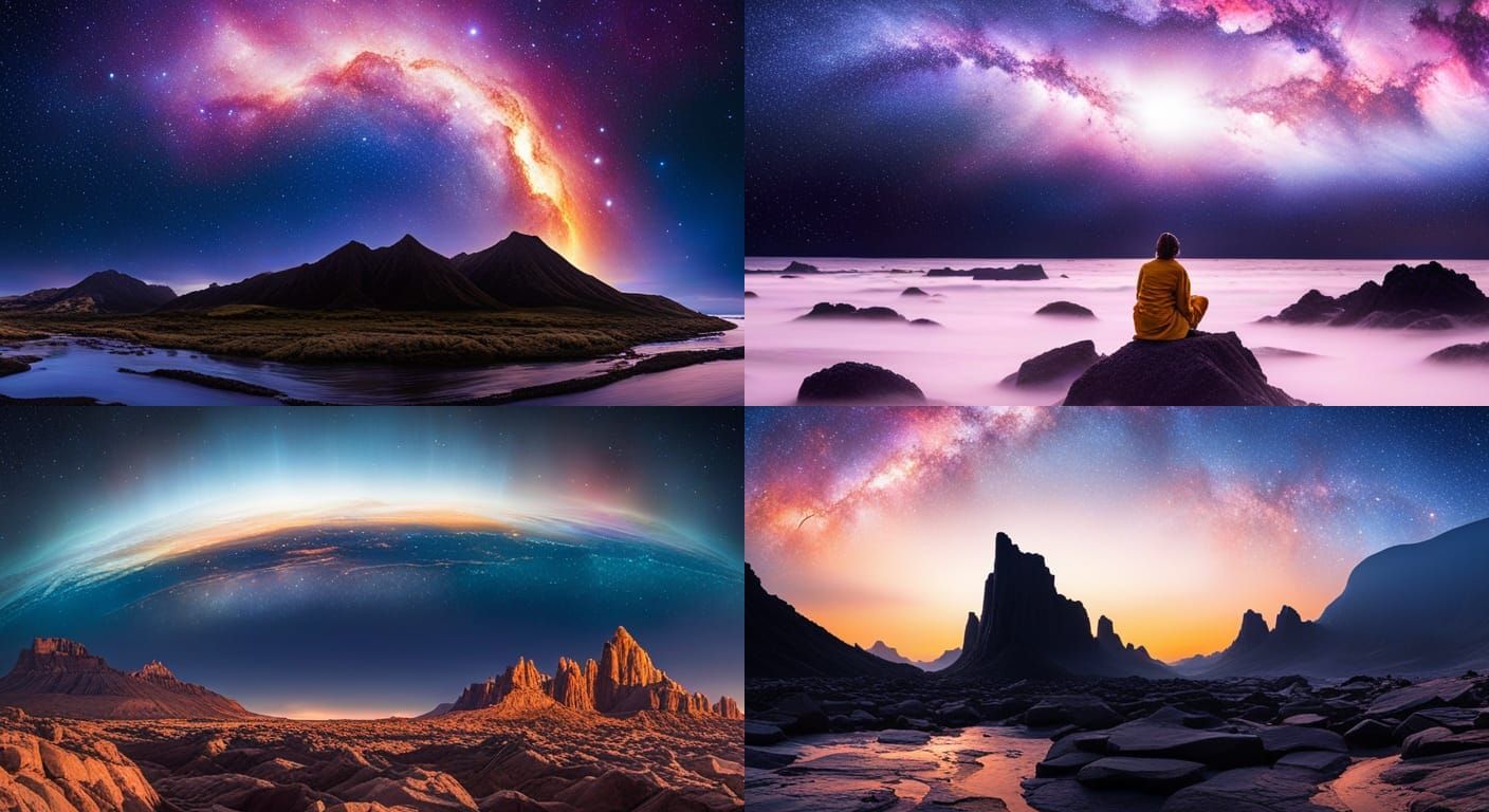 Endless Stars and Nebulas in the Night Sky