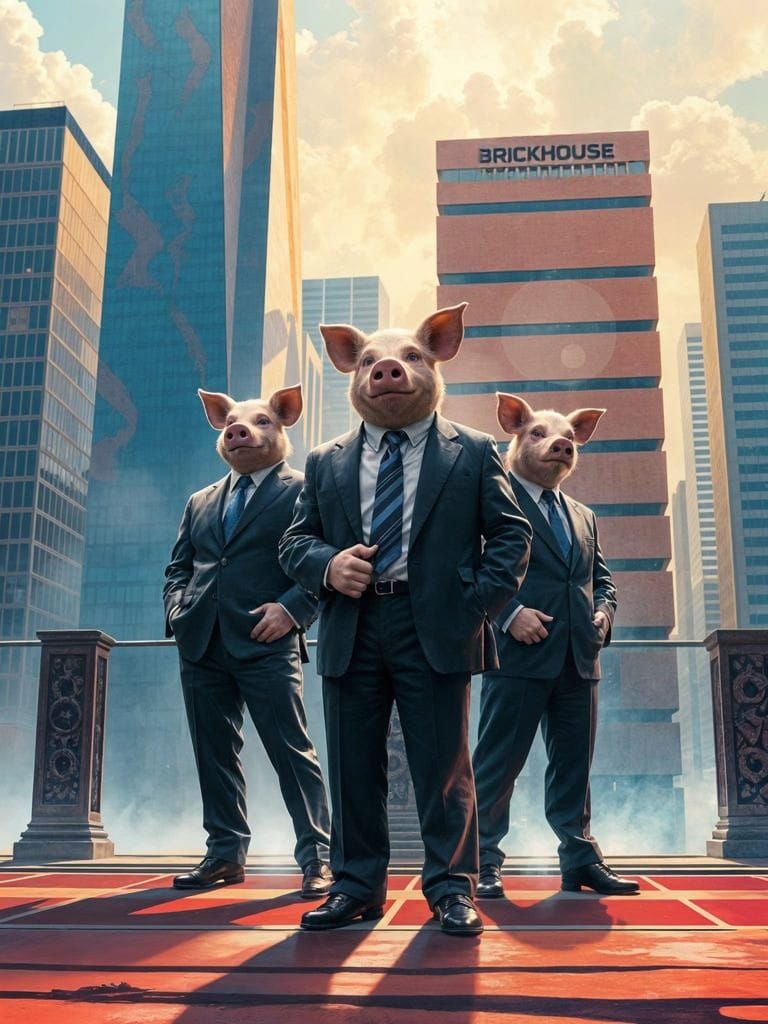 Stylized Futuristic Logo in Metallic Gradients