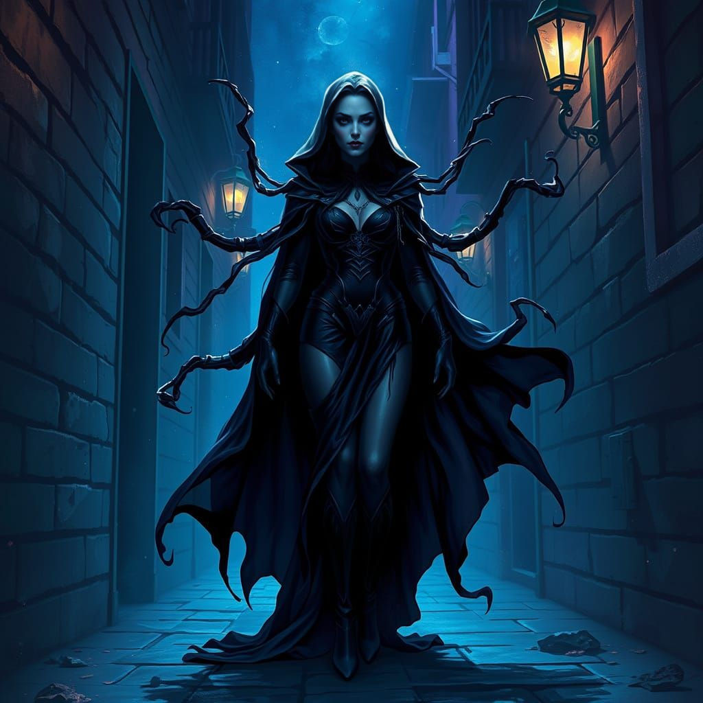 Shadow Weaver in Ethereal Fantasy Style