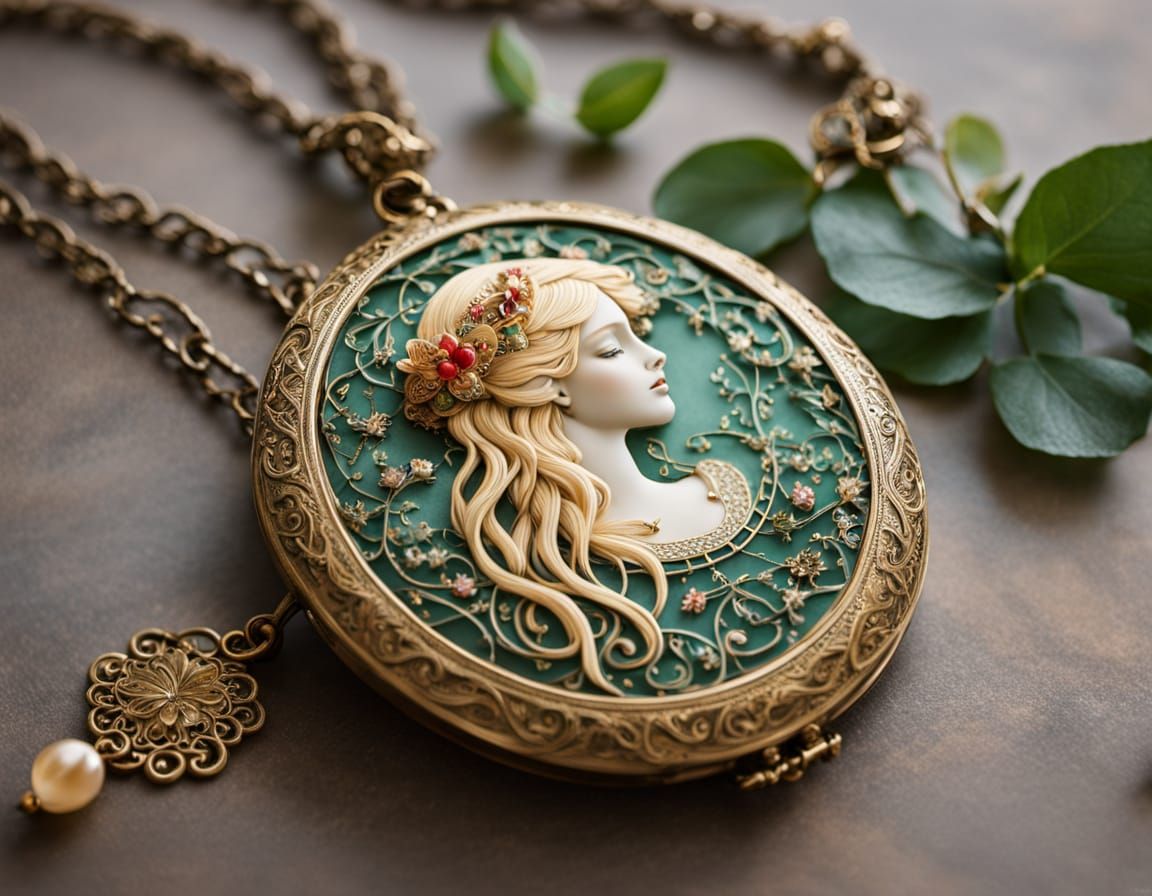 Enchanting Bohemian Beauty in Art Nouveau Setting