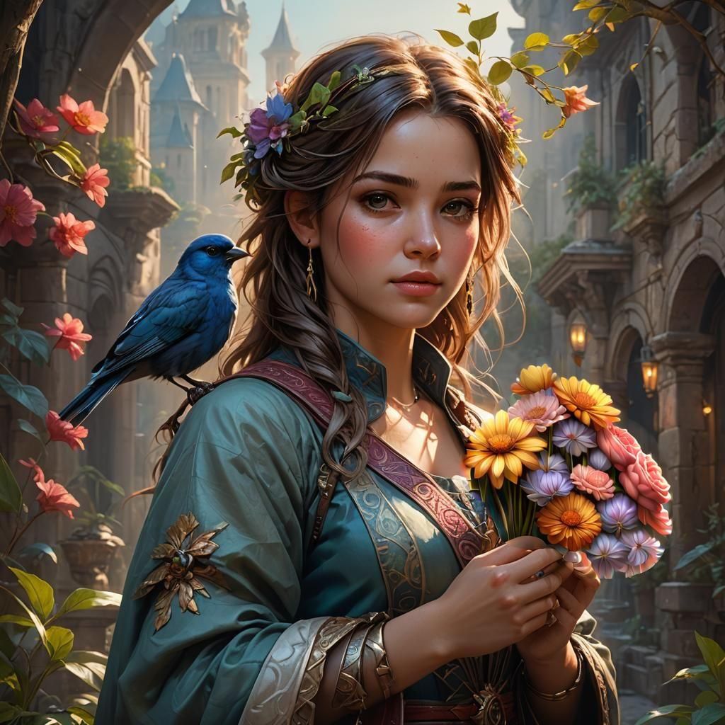 Feathers and Flowers