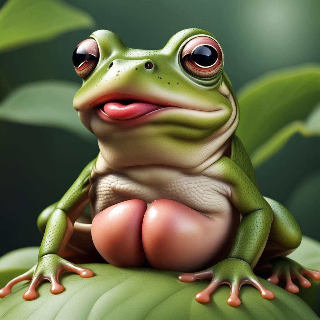 AI Realization of a Peculiar Frog Request