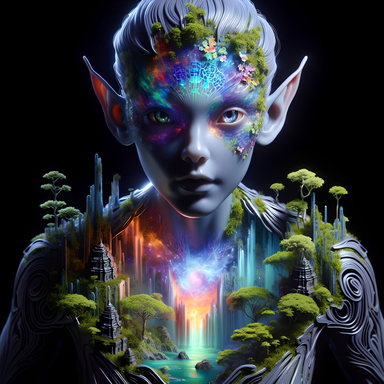 Elf-Alien Hybrid Reveals Fantasy World