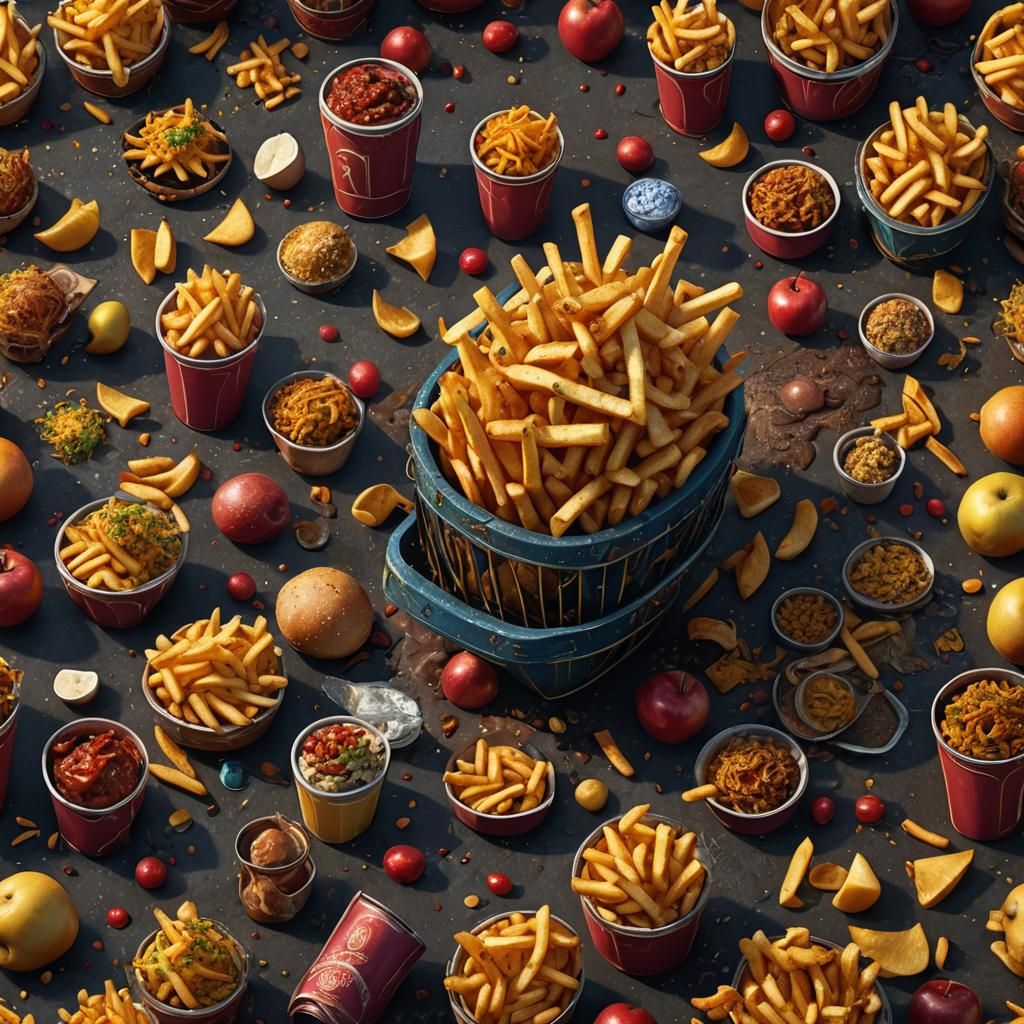 Fantastical Pommes Frites Concept Art