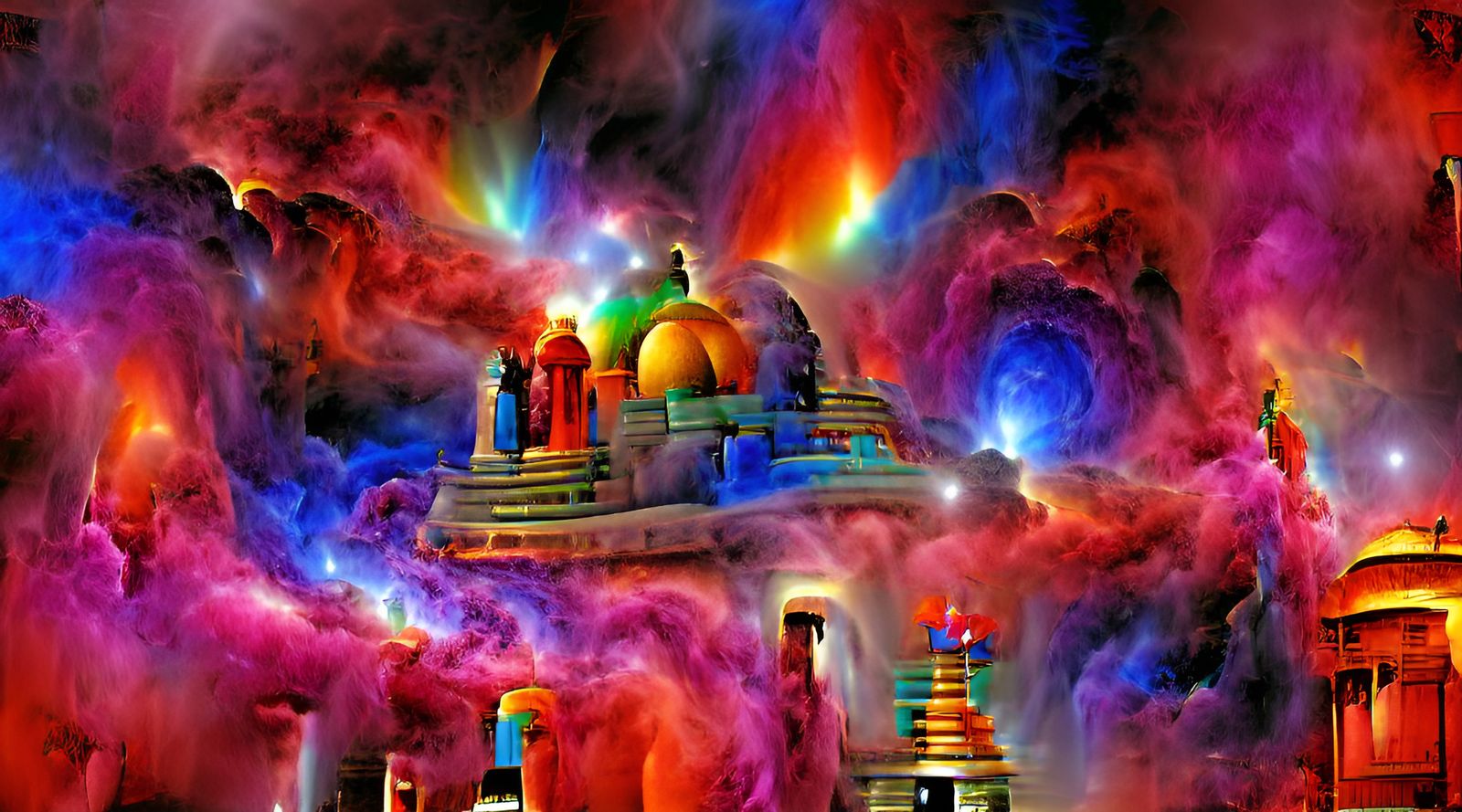 Colorful Temple of the Cosmos