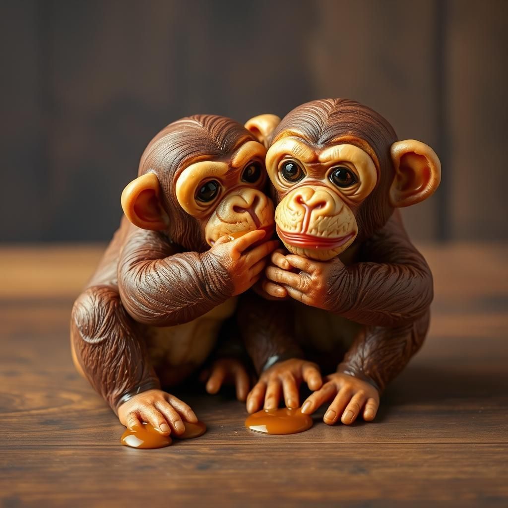 Cinnamon Roll Chimpanzees: Sweet AI Dream