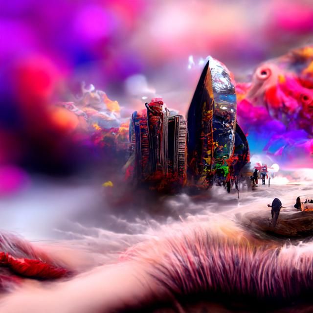 Surreal Maximalist Artwork in 8k Resolution