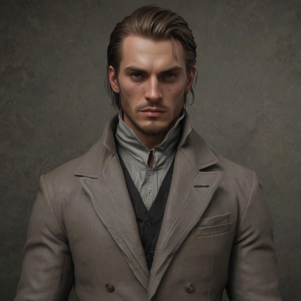 Elden Ring Villain: Handsome British Man Portrait