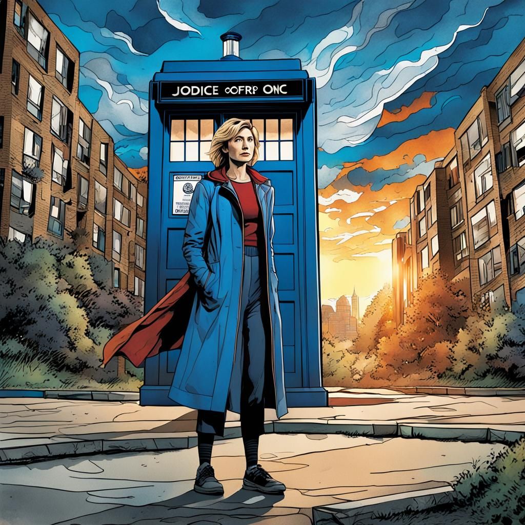 Doctor Who in Sheffield: Comic Book Art