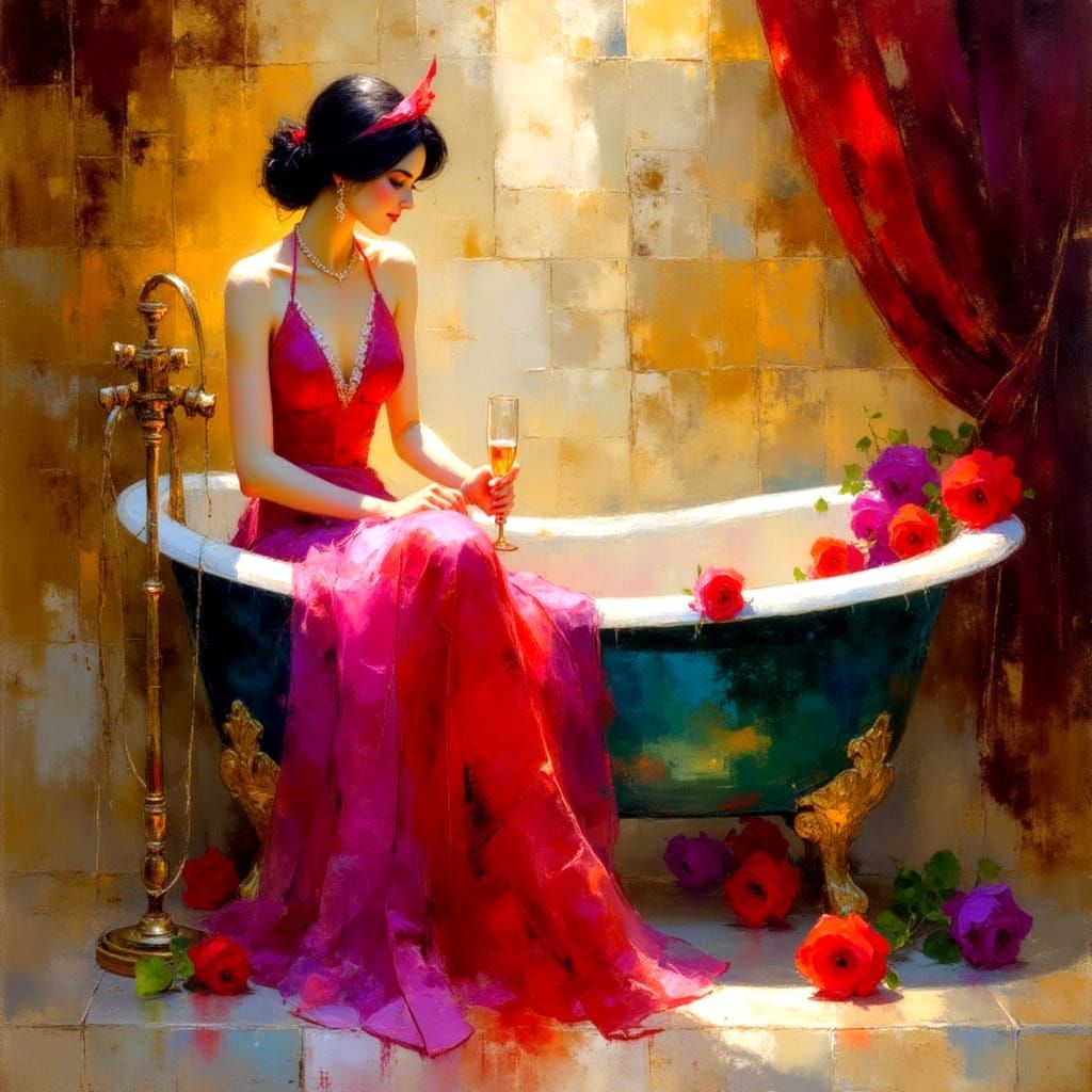 Romantic Surrealism in Vibrant Colors