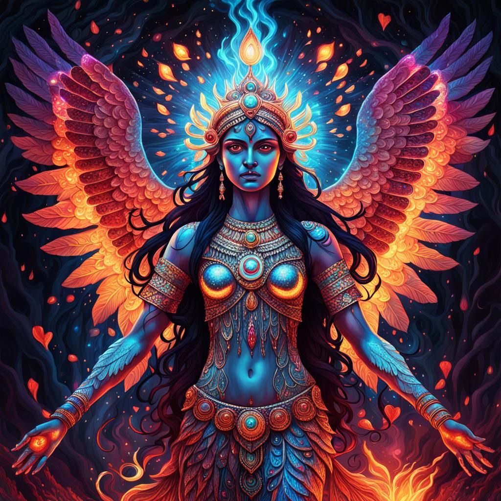 Ethereal Goddess of Lightning and Sorrow