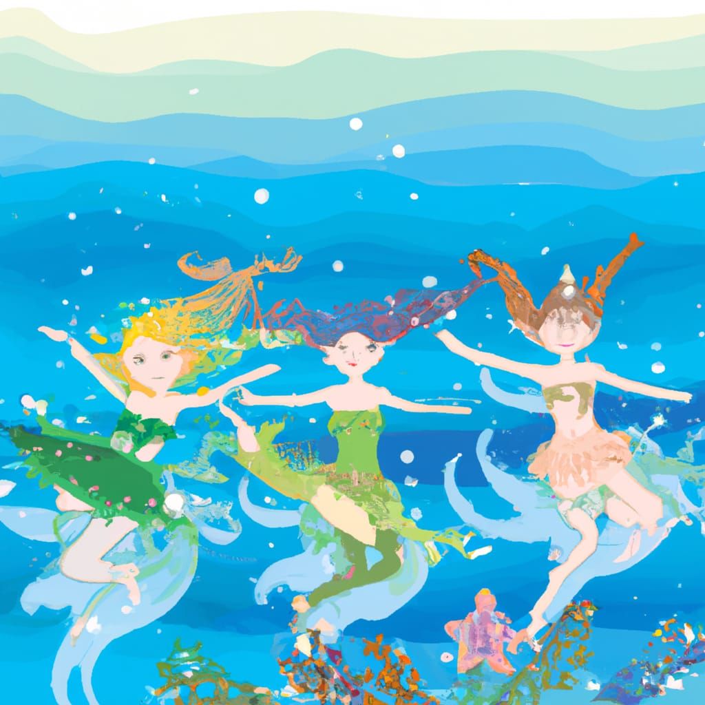 Enchanting Fairy, Elf, and Mermaid Dance at Sea