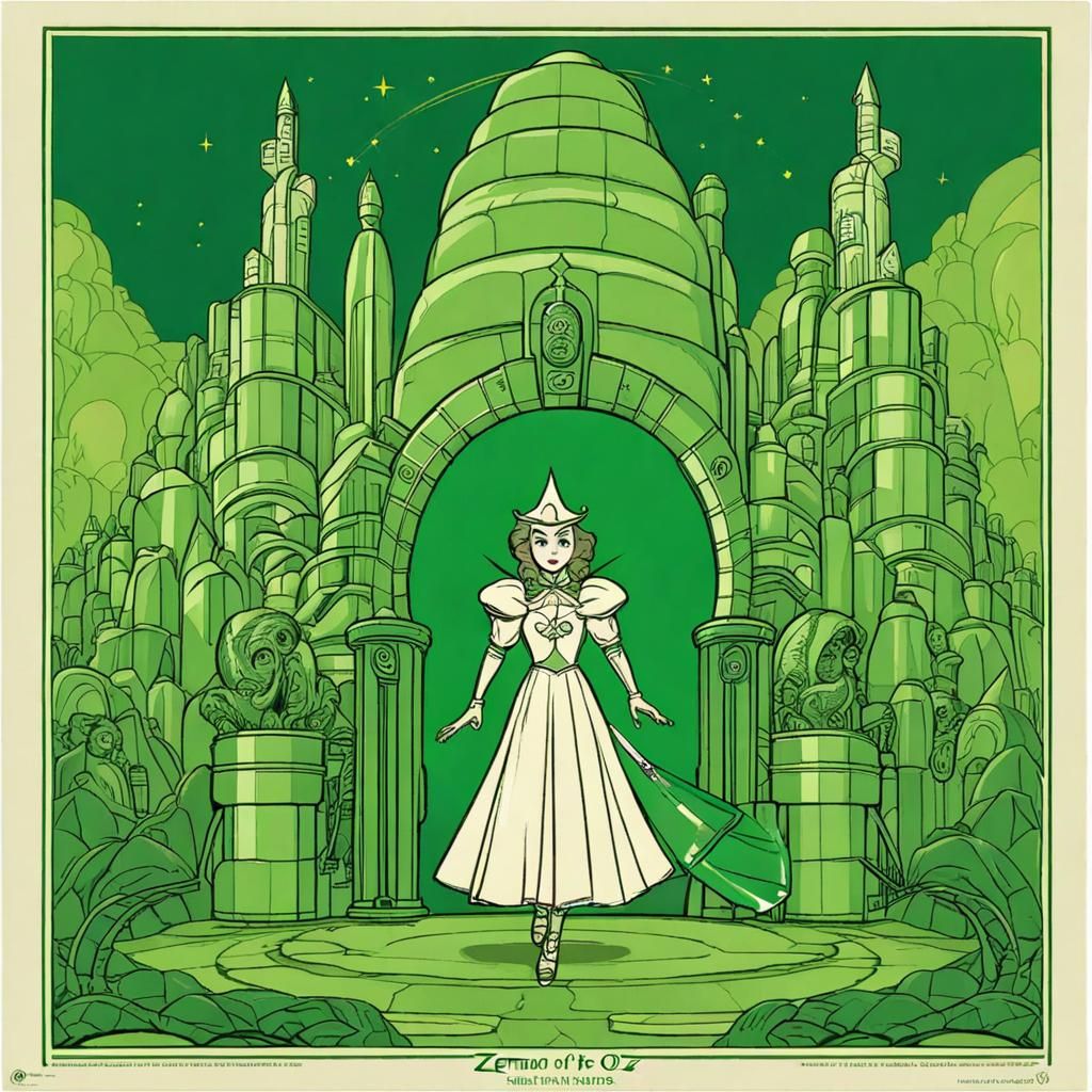 Ozma of Oz at the Emerald City