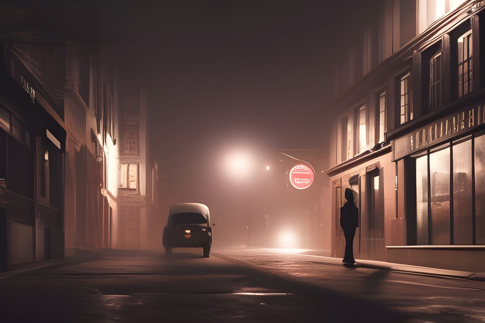 Film Noir Cityscape in 8k Resolution