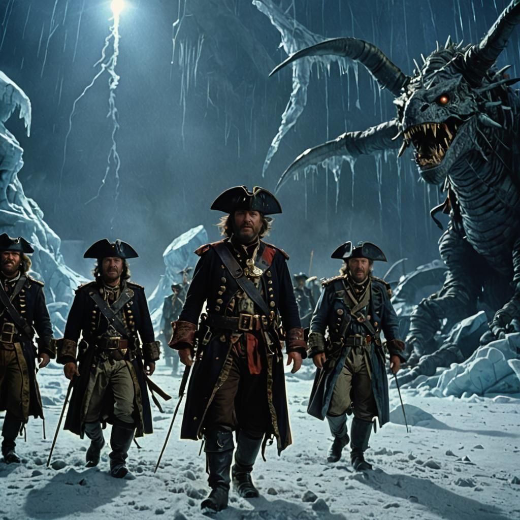 Cinematic Film Still: Ice Pirates, Time Bandits