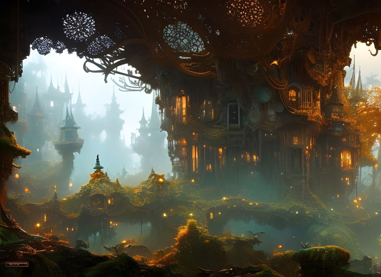 Down, down in the Fairy’s grotto