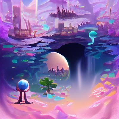 Enigmatic Surreal Image Generated by AI