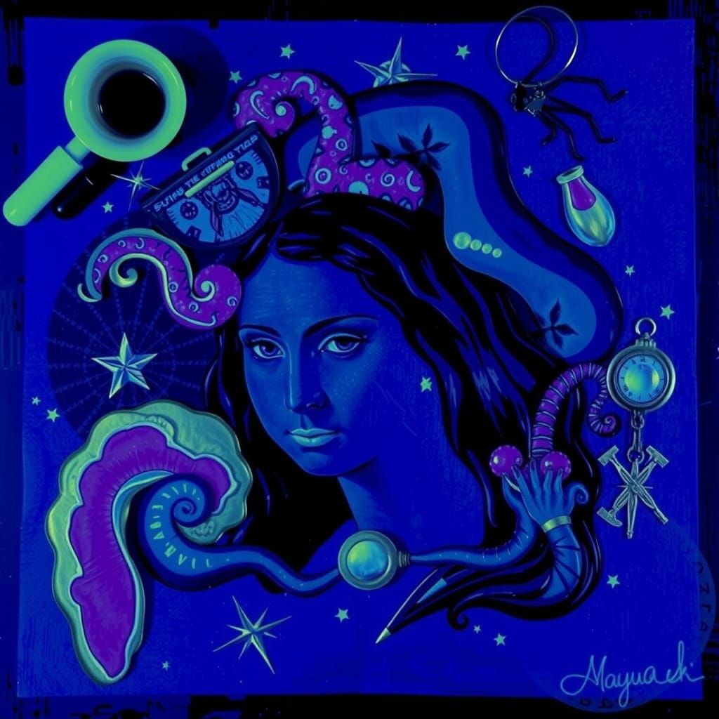 Surrealistic Daliesque Mona Lisa Portrait