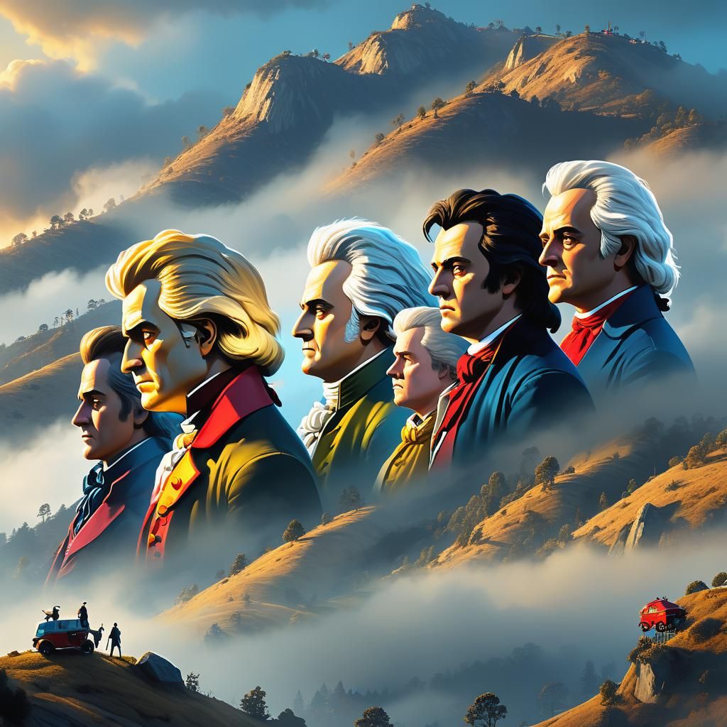 Ethereal Hollywood Hill, Inhabited by Legendary Composers