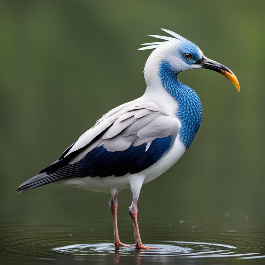 Hybrid Fish - Birds -- ( Bird )